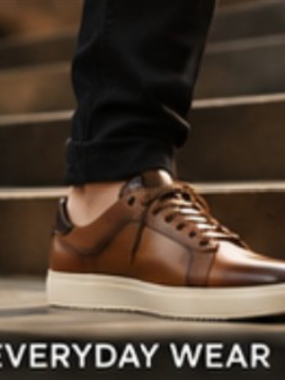 Modern Leather Sneakers Size 10